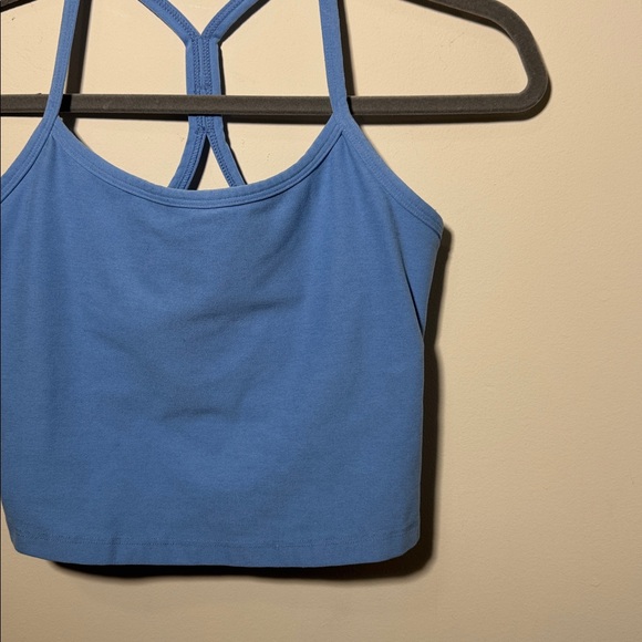 Beyond Yoga Spacedye Slim Racerback Cropped Tank in Blue - M - Picture 2 of 4